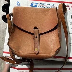 Madewell Brown Leather Crossbody Purse
